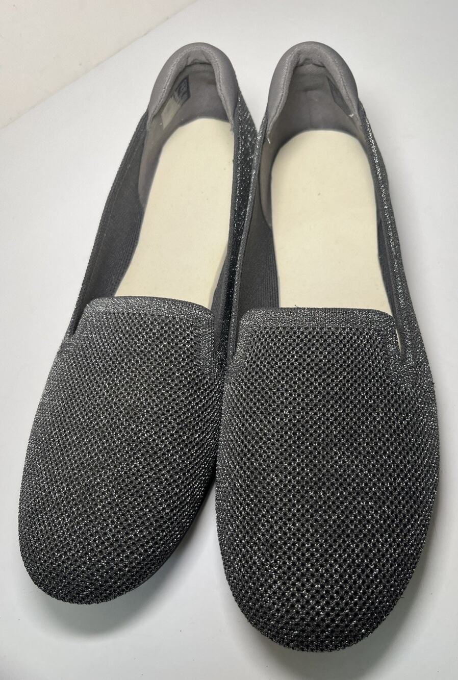Clarks Cloudstepper Dream Sparkle Gray Flats Women's Size 9.5 M